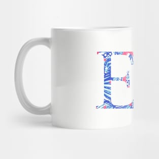 Epsilon Tropical Letter Mug